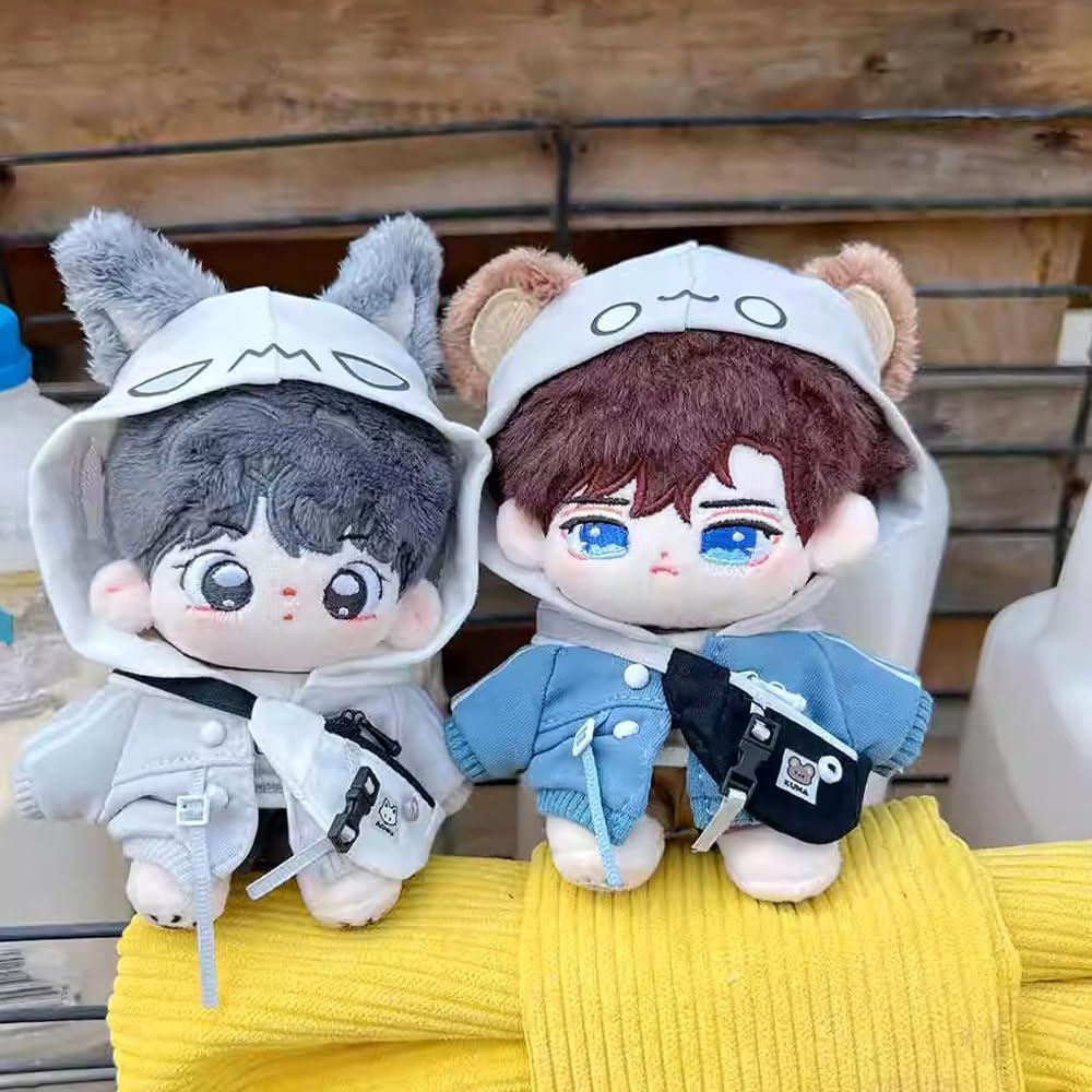 Amazon.com: niannyyhouse 10cm 15cm 20cm Plush Doll Clothes Hoodie